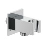Подключение душевого шланга KLUDI A-QA 6556905-00 с держателем для душа