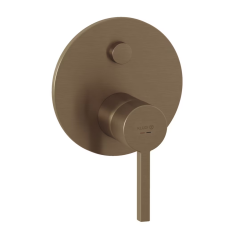 Смеситель KLUDI NOVA FONTE Puristic 20759N115 для ванны и душа встраиваемый внешняя часть с автоматическим переключателем воды PUSH&amp;SWITCH