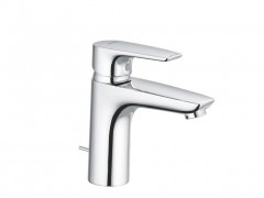 Смеситель KLUDI PURE&SOLID 342900575 для раковины на одно отверстие однорычажный с донным клапаном