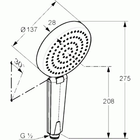 Душевая лейка KLUDI A-QA 6610005-00