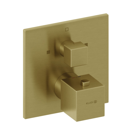 Термостат KLUDI DECUS 54810N075 для ванны и душа встраиваемый на 2 потребителя внешняя часть