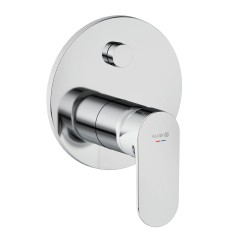 Смеситель KLUDI X1 327590575 для ванны и душа встраиваемый внешняя часть с автоматическим переключателем воды PUSH&amp;SWITCH