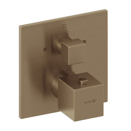 Термостат KLUDI DECUS 54810N175 для ванны и душа встраиваемый на 2 потребителя внешняя часть