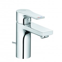 Смеситель KLUDI ZENTA SL 482900565 для раковины на одно отверстие однорычажный с донным клапаном