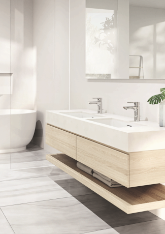 Смеситель KLUDI ZENTA SL 482900565 для раковины на одно отверстие однорычажный с донным клапаном