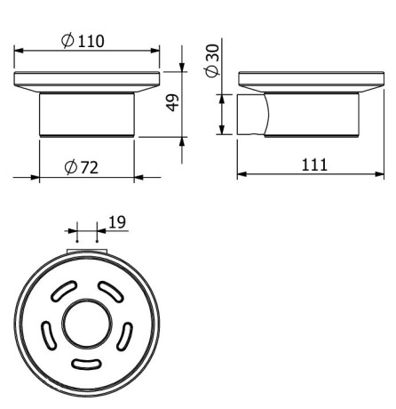 Мыльница KLUDI VELA R 5898539 подвесная