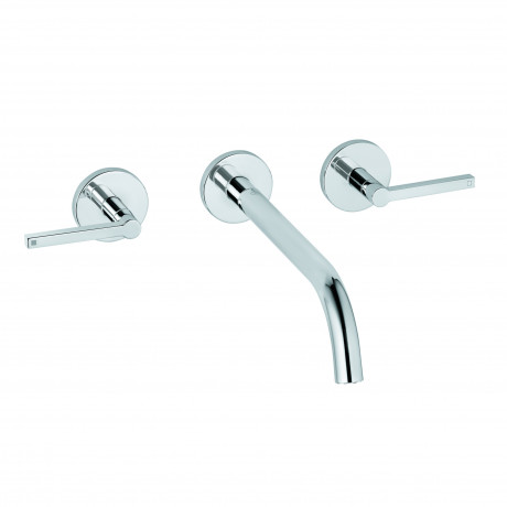 Смеситель KLUDI NOVA FONTE Puristic 201460515 для раковины настенный встраиваемый со скрытой частью