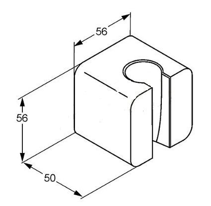 Держатель ручного душа KLUDI A-QA 6555105-00