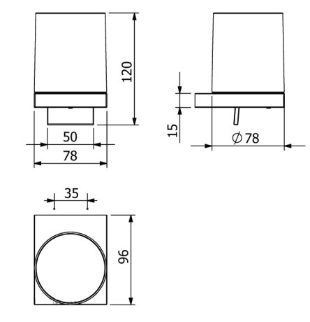 Дозатор KLUDI VELA C 3197605 подвесной