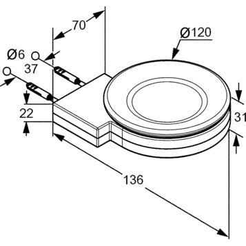 Мыльница KLUDI A-XES 4898505 подвесная