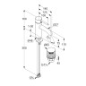 Смеситель KLUDI BOZZ 38266N076 для раковины на одно отверстие однорычажный с донным клапаном