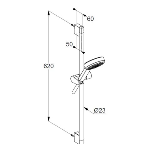 Душевой гарнитур KLUDI DIVE 6861005-00