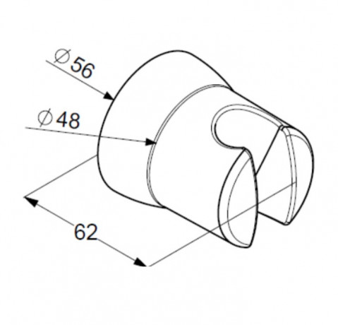 Держатель ручного душа KLUDI SIRENA 6305043-00