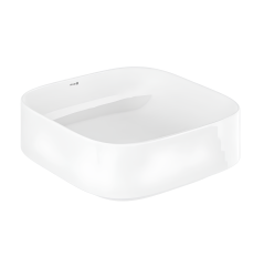 Раковина KLUDI RESA S 58CW3043 накладная без перелива цвет белый