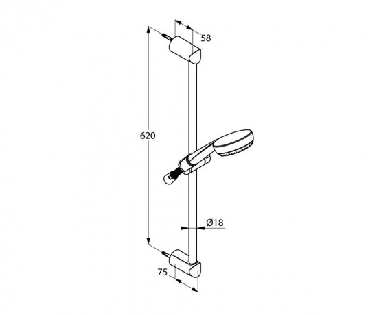 Душевой гарнитур KLUDI LOGO 6836305-00
