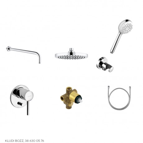 Комплект для душа KLUDI BOZZ 386300576 7 в 1