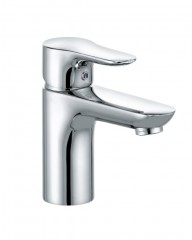 Смеситель KLUDI OBJEKTA 321260575 для раковины на одно отверстие однорычажный без донного клапана