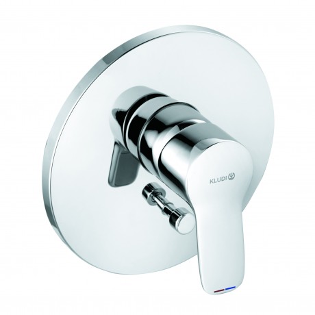 Смеситель KLUDI PURE&EASY 376500565 для ванны и душа встраиваемый внешняя часть с переключателем воды