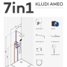 KLUDI AMEO, душевой комплект со смесителем для душа, арт. 416400575 (старый артикул)